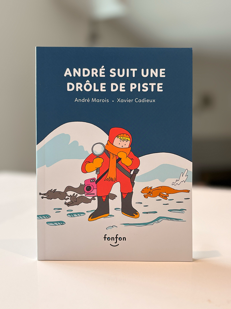 Page couverture du livre André suit une drôle de piste