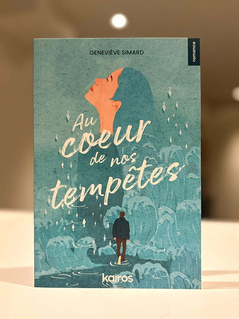 Une photo de la couverture du livre Au cœur de nos tempêtes.