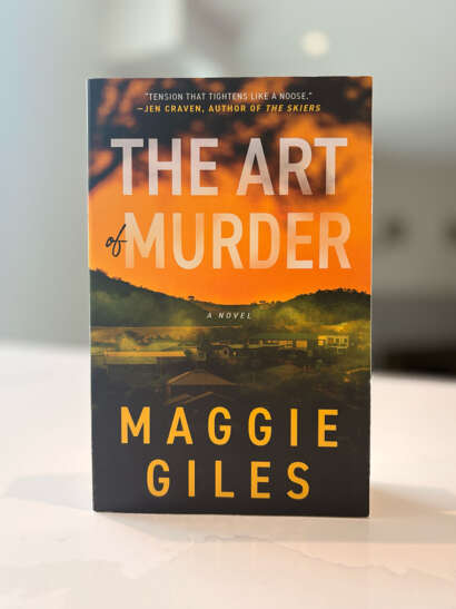 A photo of the cover of the book The Art of Murder.
