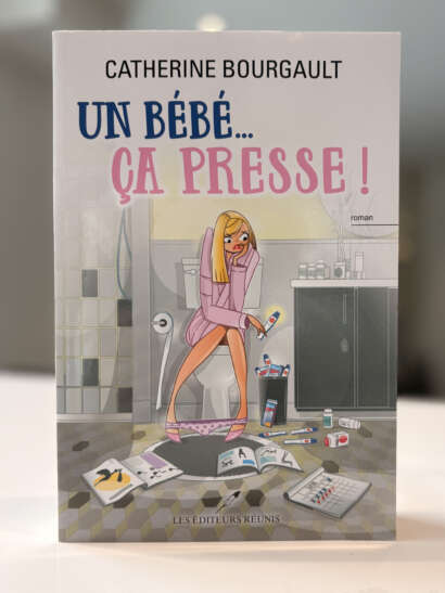 Photo de couverture du livre Un bébé, ça presse!