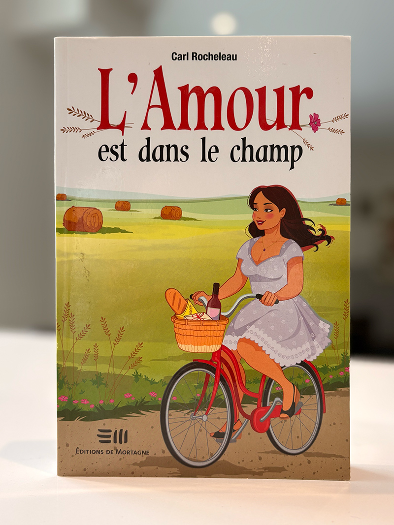 Une photo de la couverture du livre L'amour est dans le champ.