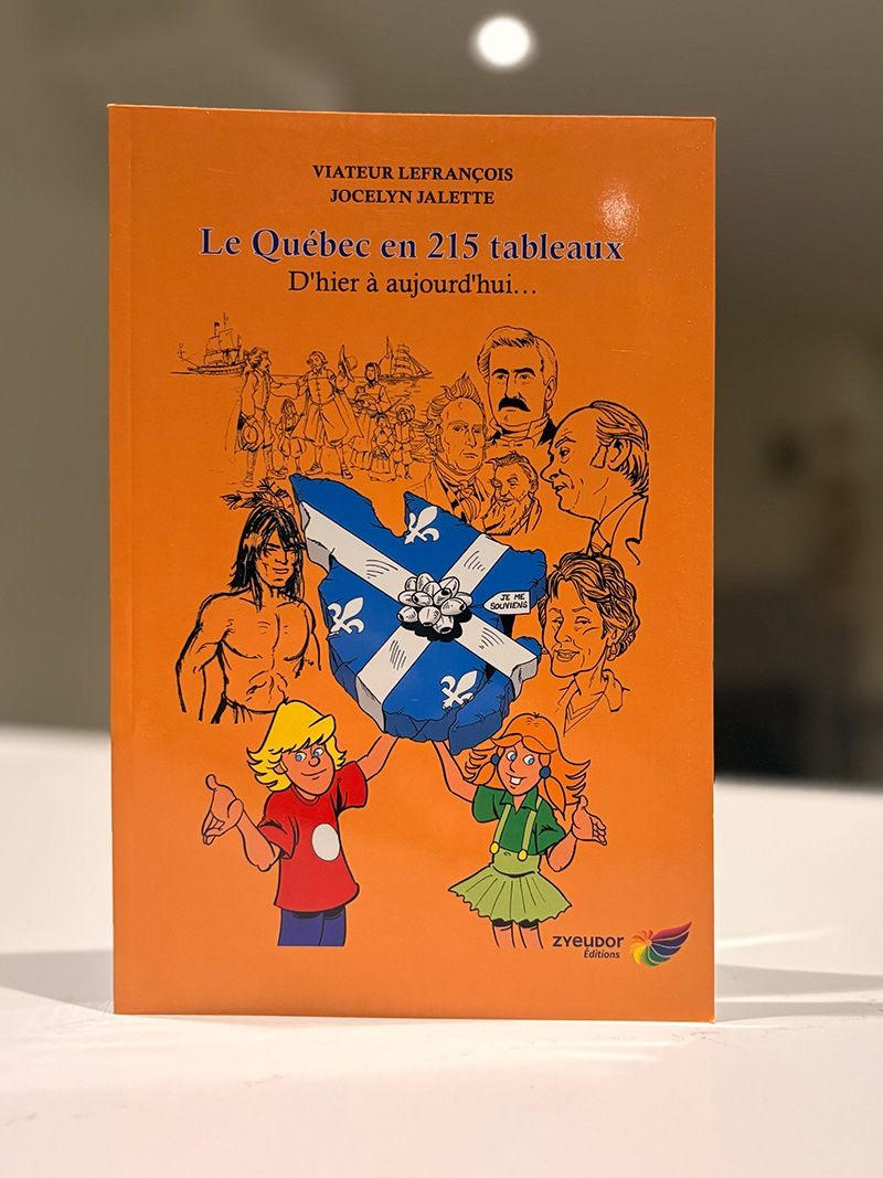 Photo de couverture du livre Le Québec en 215 tableaux...