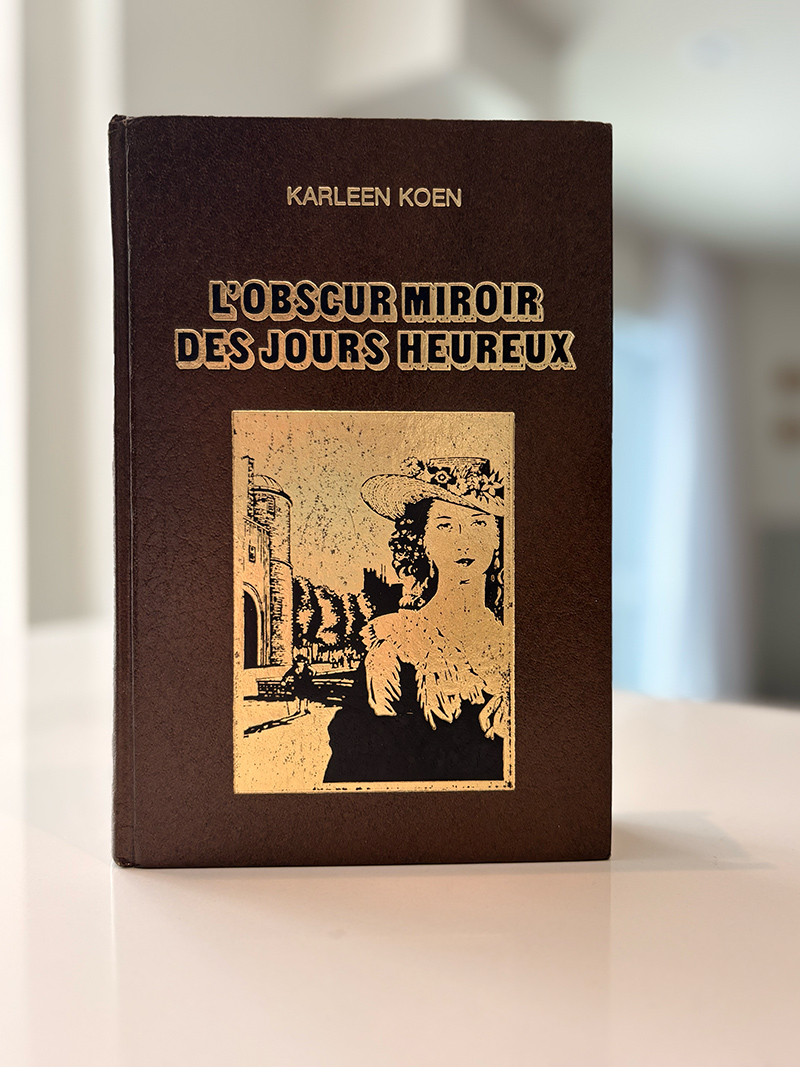 Une photo de la couverture du livre L'obscur miroir des jours heureux.
