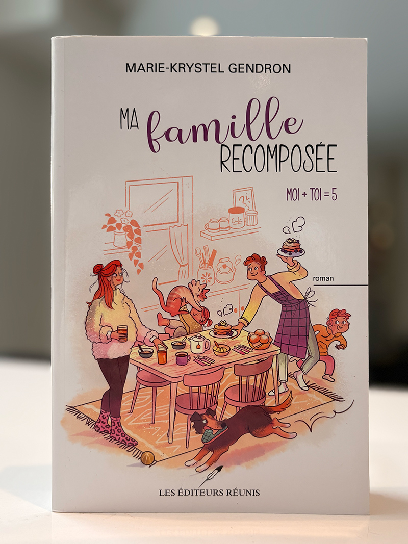 Page couverture du livre Ma famille recomposée TOI + MOI = 5