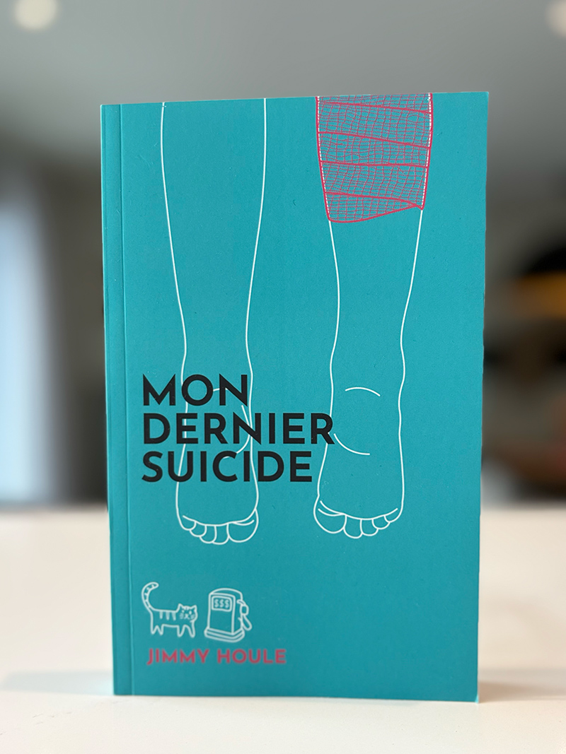 Une photo de la couverture du livre Mon dernier suicide.