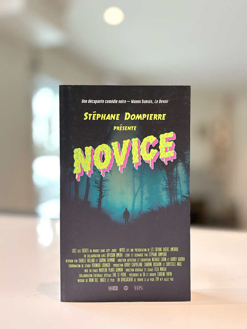 Photo de couverture du livre Novice.