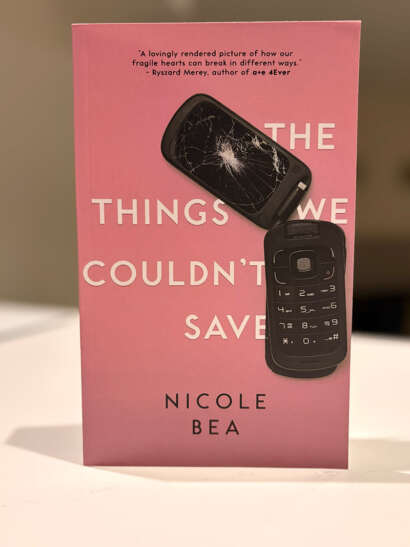 A photo of the cover of the book The Things We Couldn’t Save.