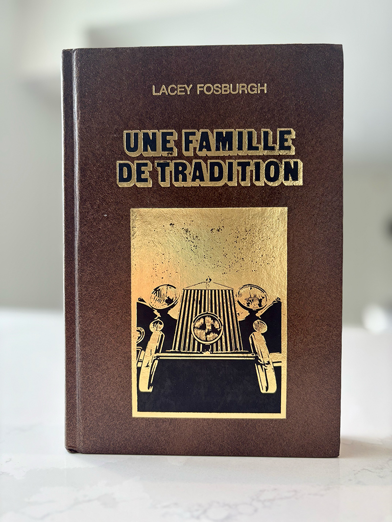 La couverture du livre Une famille de tradition.