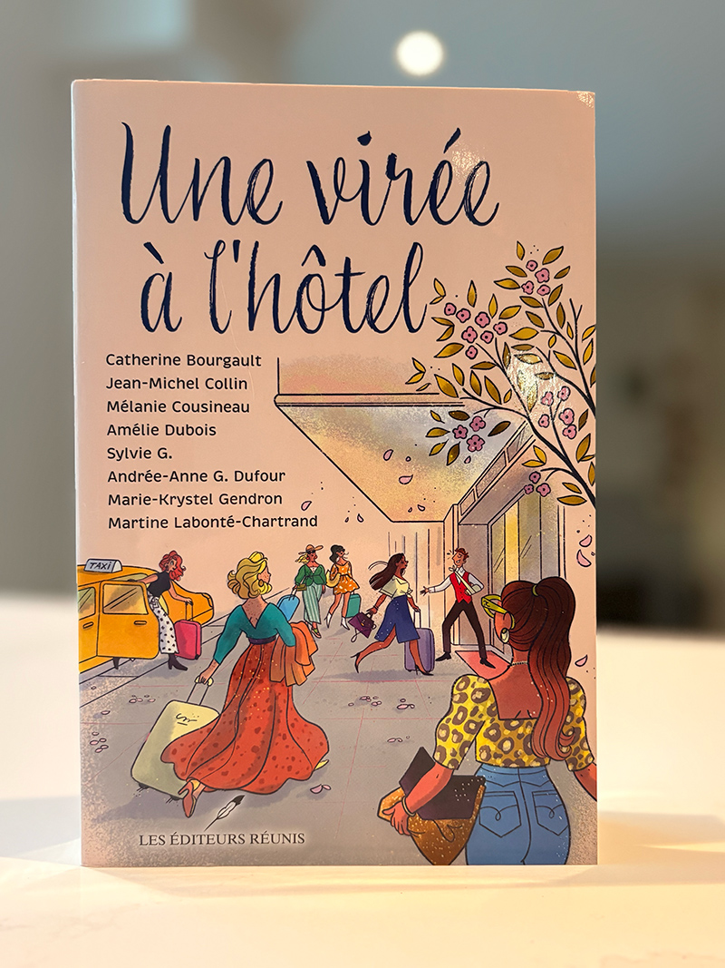 Une photo de la couverture du livre Une virée à l'hôtel.