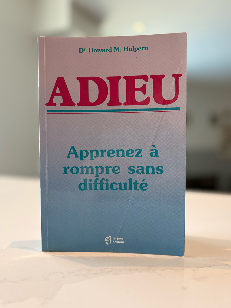 Page couverture du livre Adieu: apprenez à rompre sans difficulté