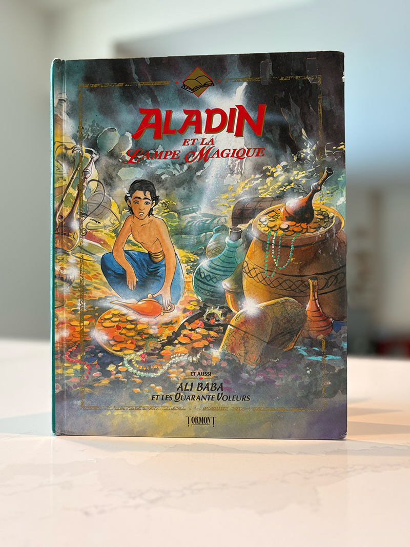 Page couverture du livre Aladin et la lampe magique (Ali Baba et les quarante voleurs)