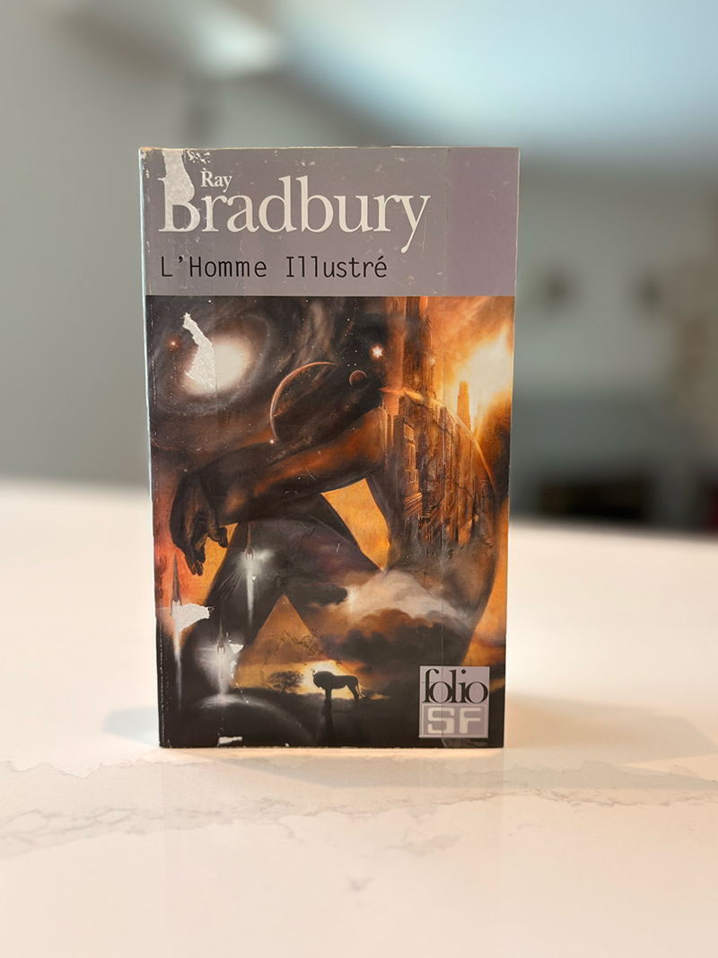 Page couverture du livre L'homme illustré