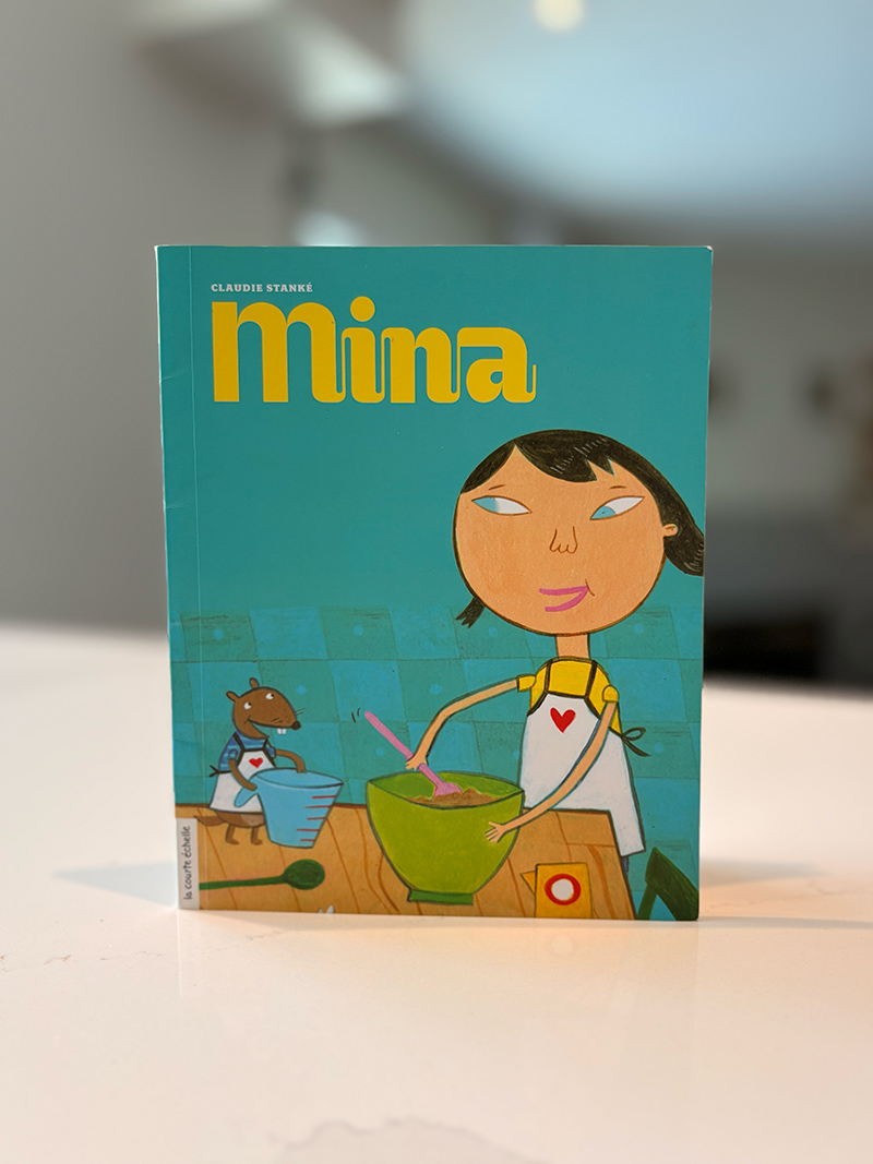 Page. couverture du livre Mina