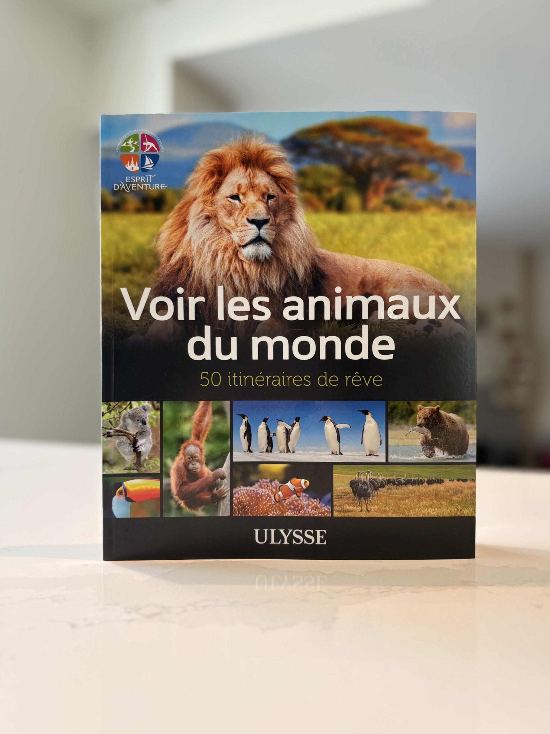 Page couverture du livre Voir les animaux du monde: 50 itinéraires de rêve